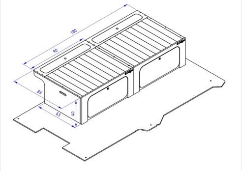 Dimensions Maxi avant ID-PEIGNE ML fermé